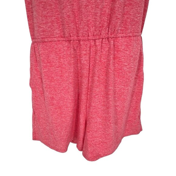 Thrive Societe Romper Heather Coral Reef Ruffle Strap Pockets Casual Size S NWT - Picture 7 of 16